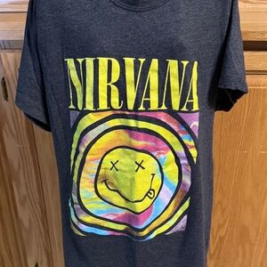 Nirvana Modern Band Tee Medium Unisex Crew Neck Short Sleeve T-Shirt